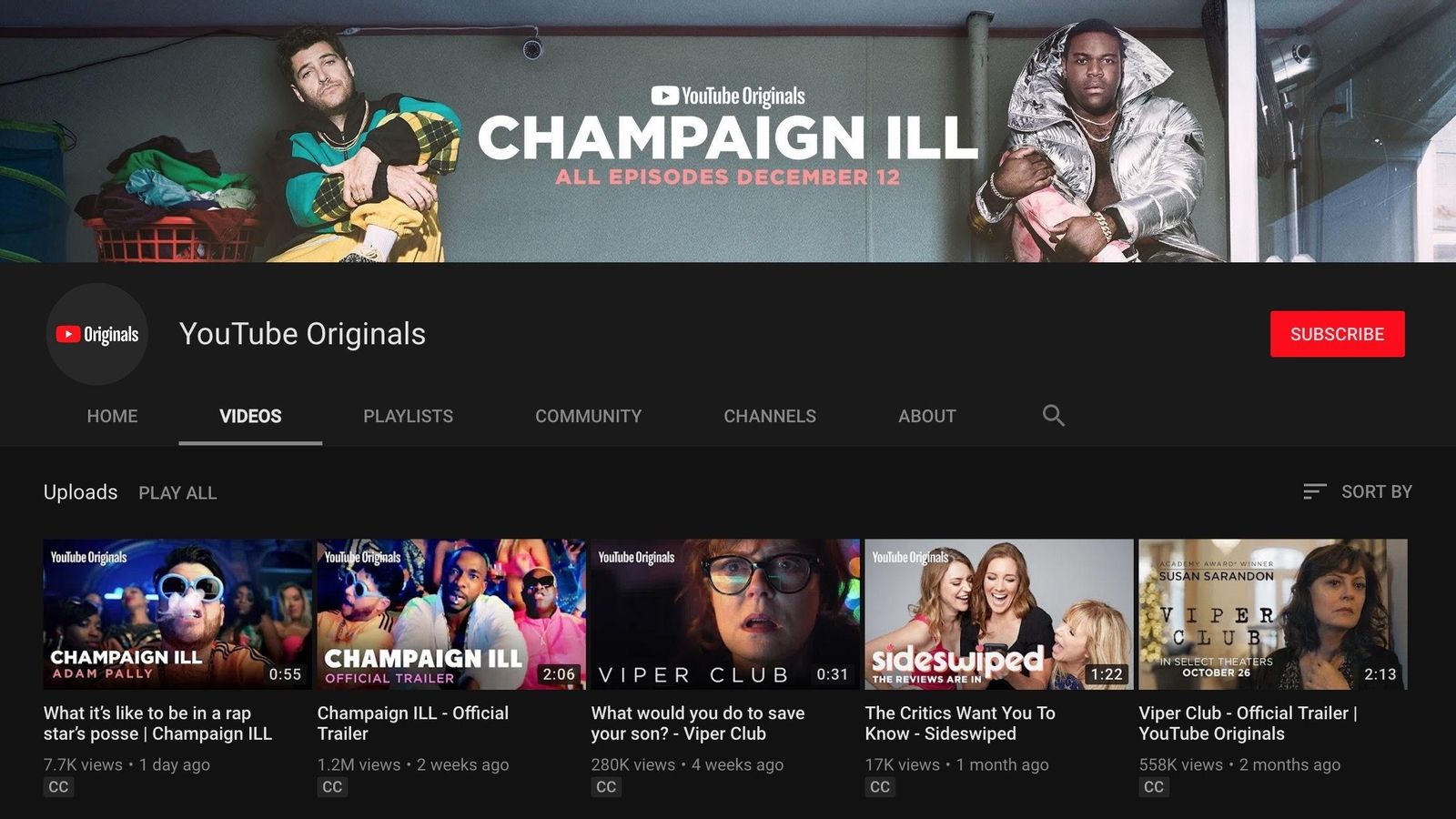 YouTube pone a disposición de sus usuarios infinidad de series.