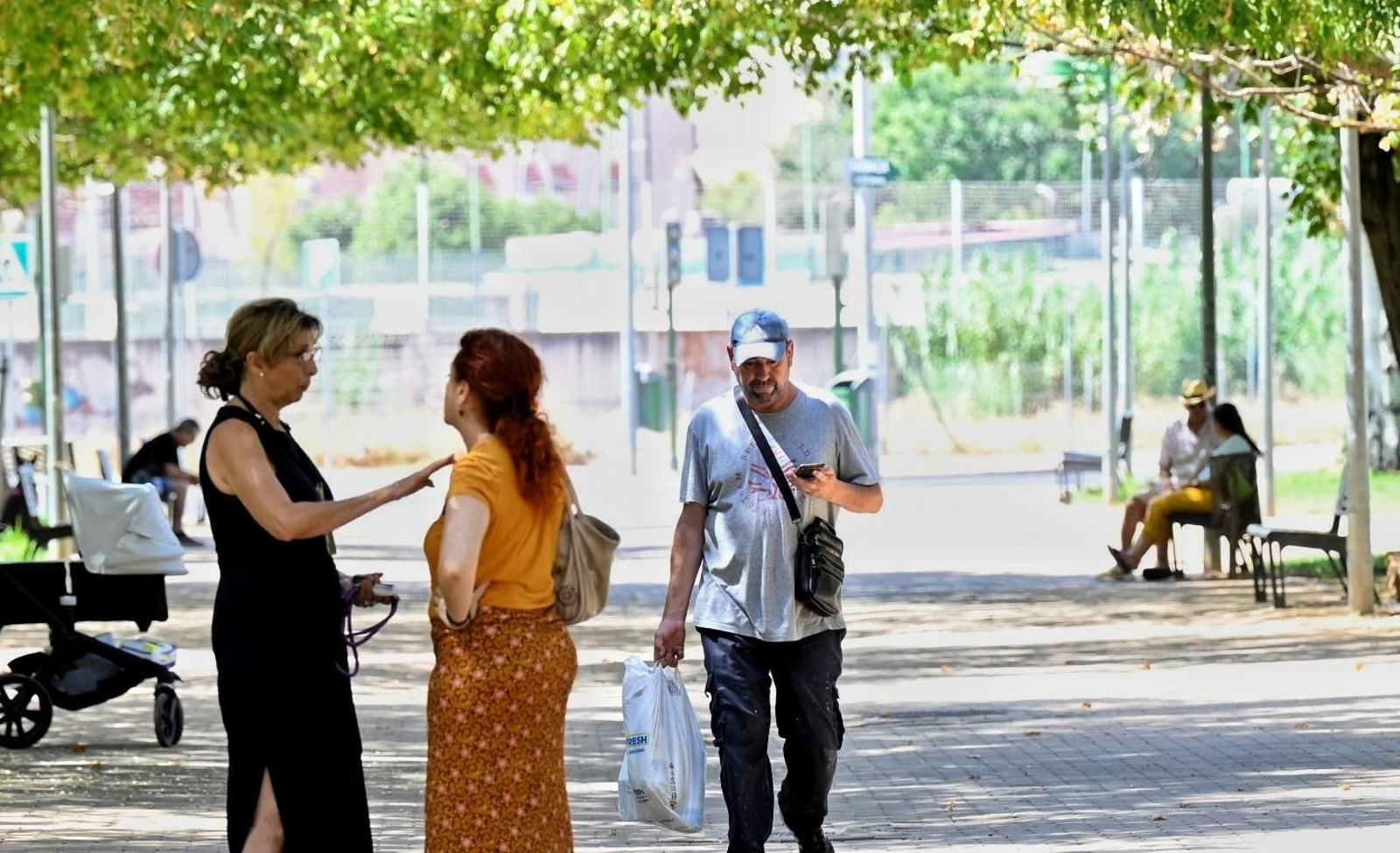 El barrio de Noreña en verano El barrio de Noreña en verano