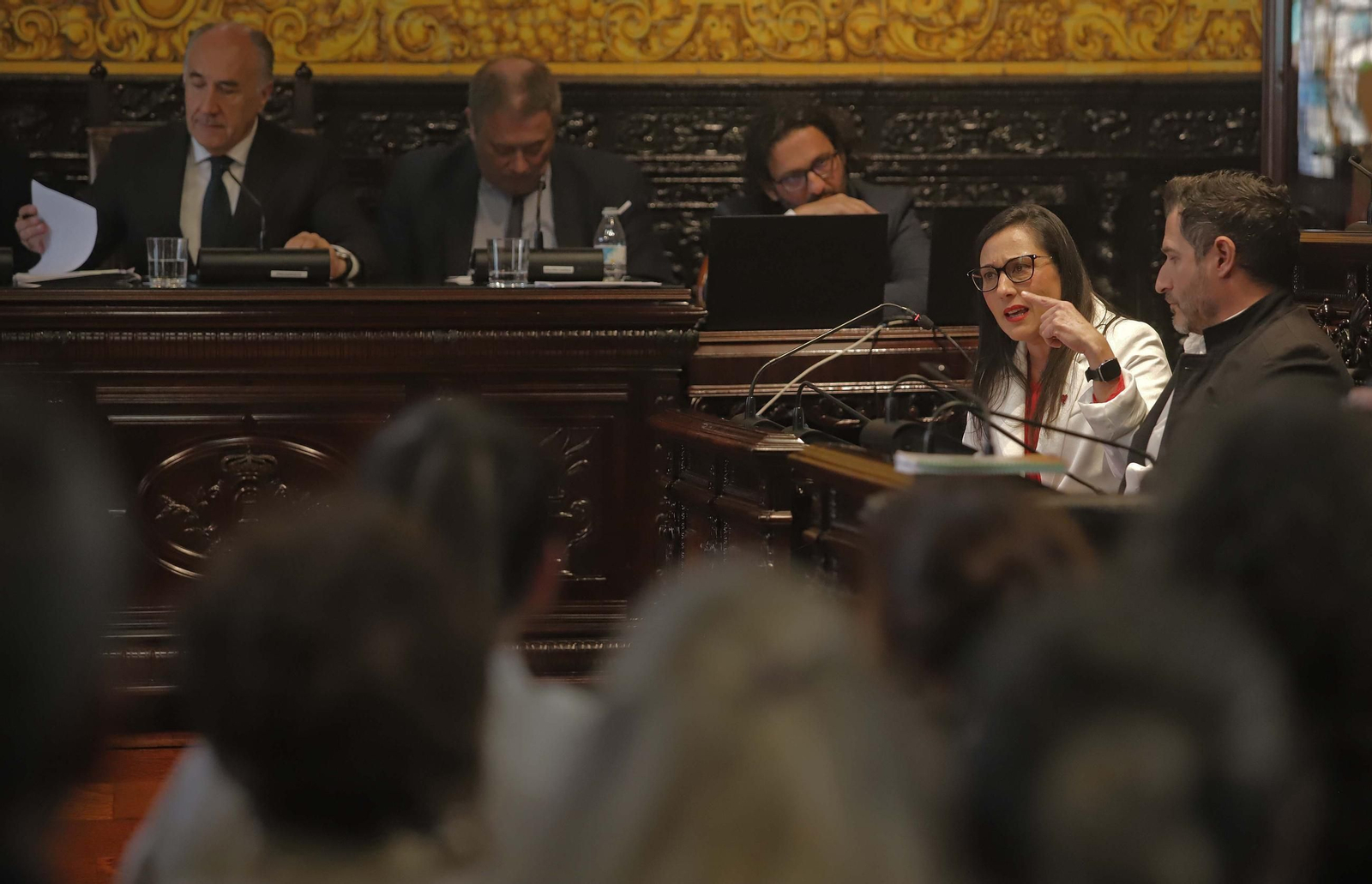Fotos del Pleno extraordinario del Ayuntamiento de Algeciras