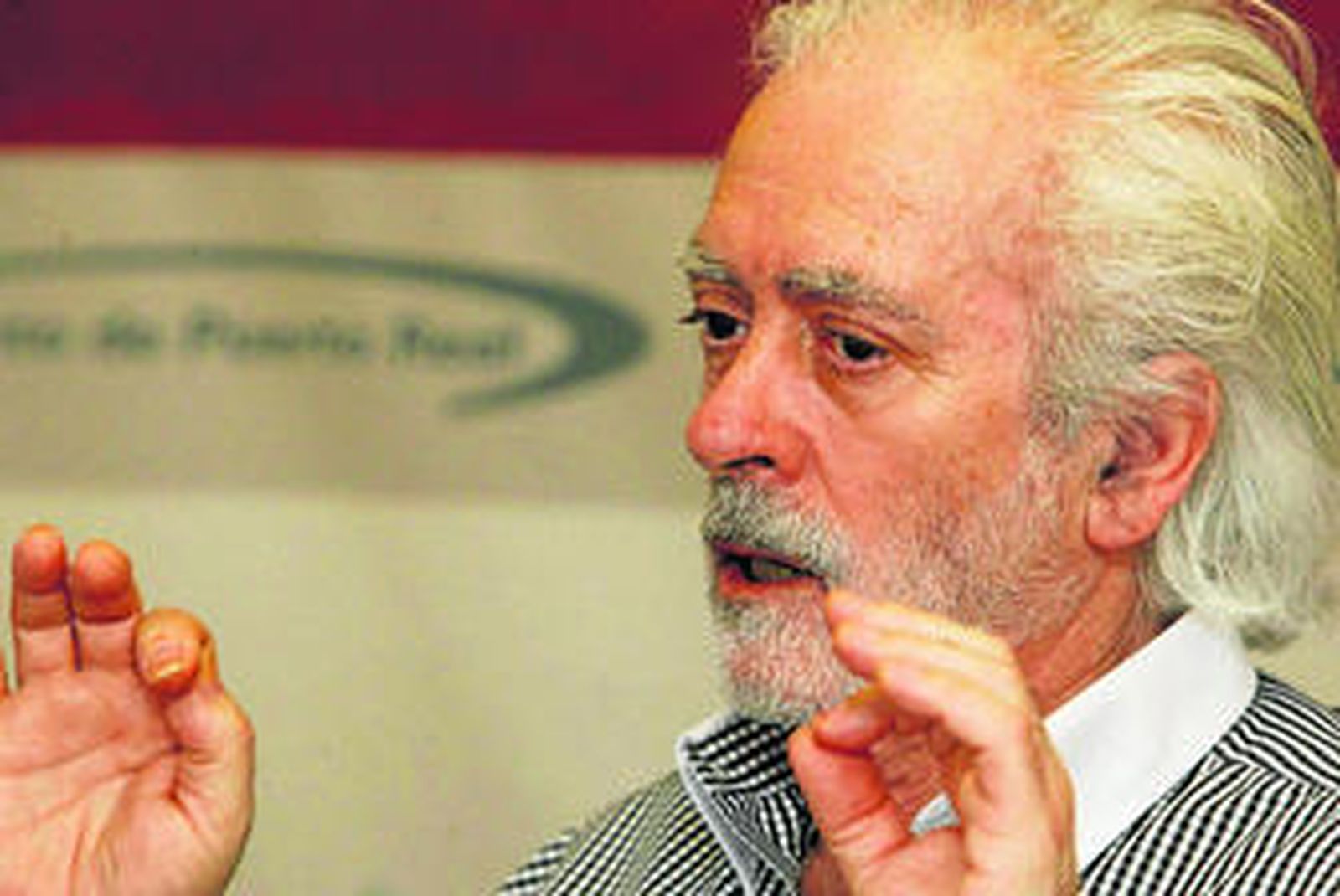 El maestro Manolo Sanlúcar, la mañana de ayer durante su encuentro con los medios de comunicación en el Ayuntamiento de Puerto Real.