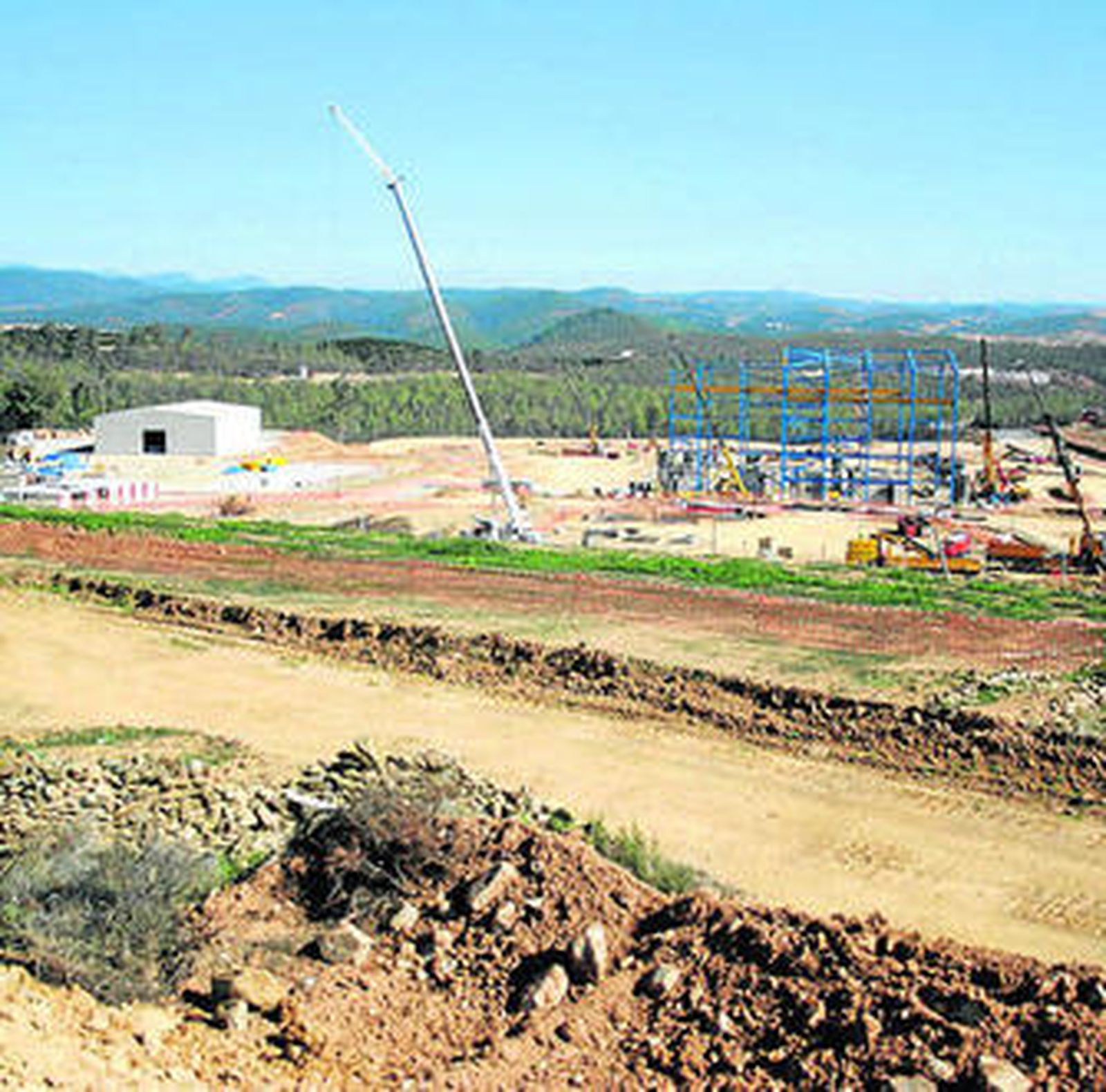 Explotación minera de Matsa en Almonaster la Real.