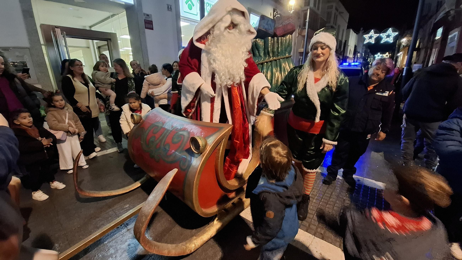 Papá Noel llegó a Puerto Real