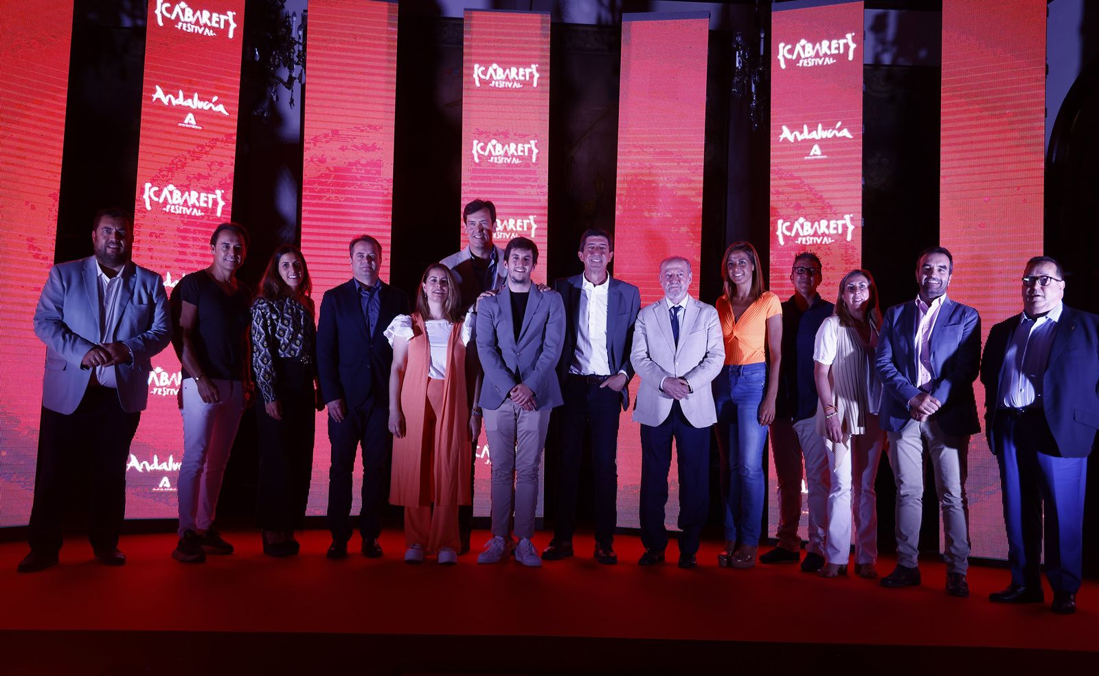 Presentación en el Hotel Alfonso XIII de Sevilla del Cabaret Festival.