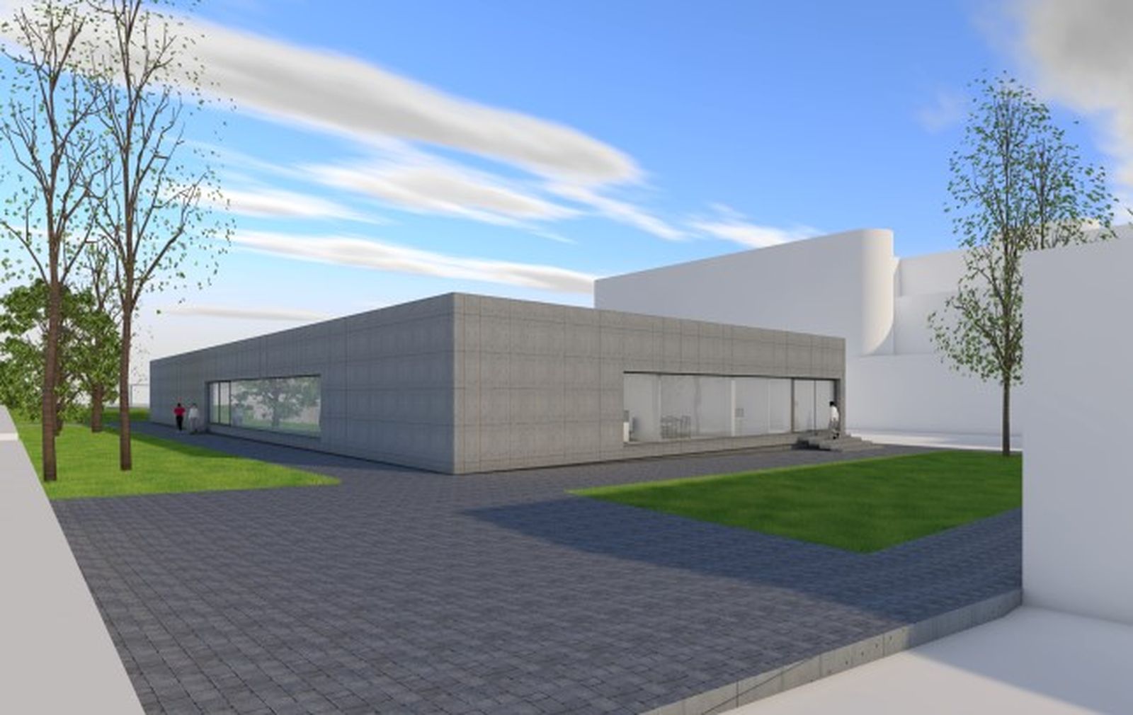 Imagen virtual de la Unidad de Investigación Clínica del hospital Juan Ramón Jiménez.