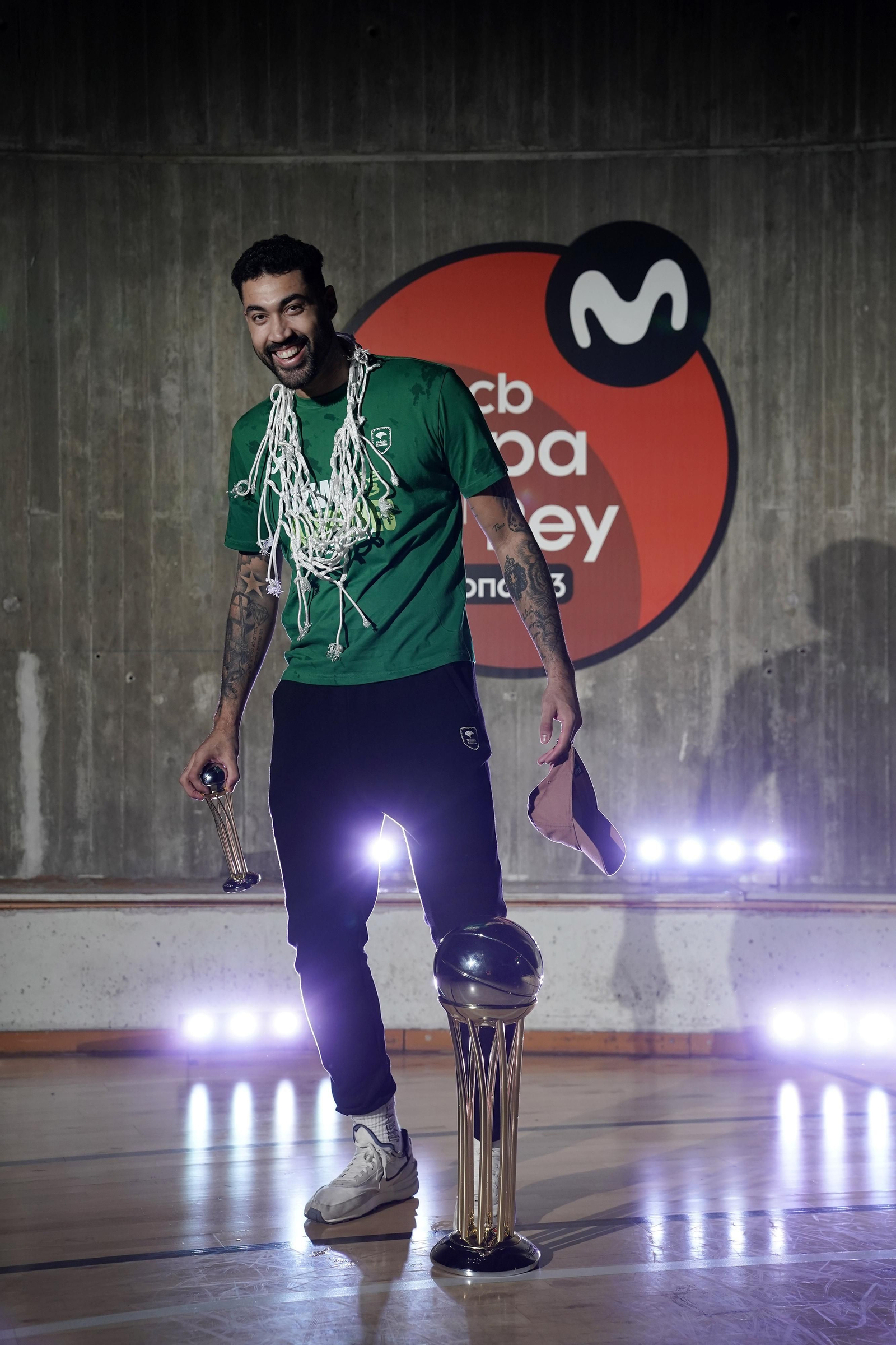 La sesión de fotos del Unicaja campeón