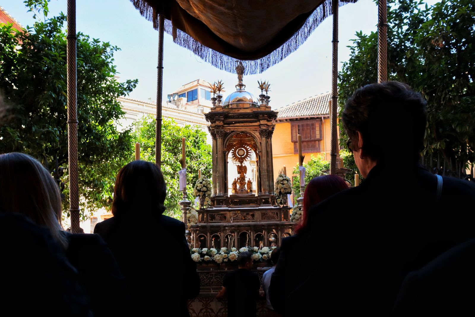 La imágenes de la procesión del Corpus Christi este domingo en Málaga