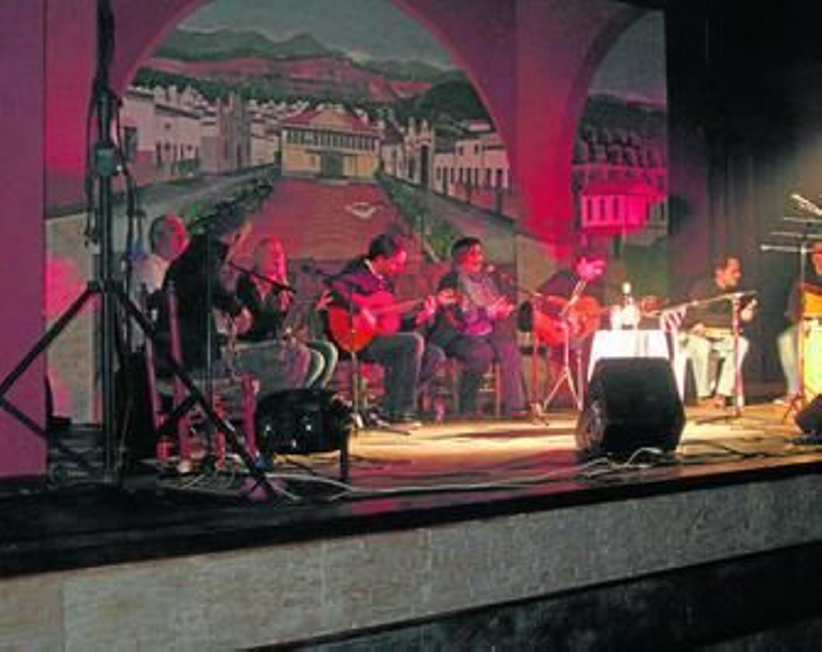 Algunos de los artistas que actuaron en la gala flamenca.
