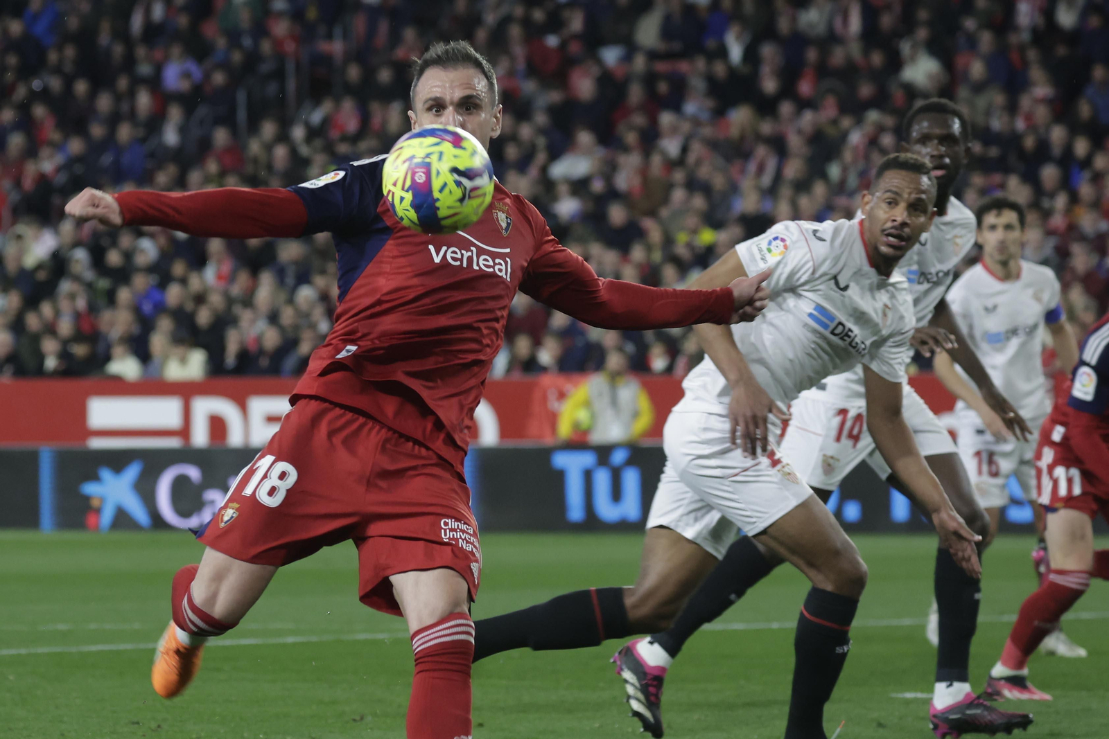 Las imágenes del Sevilla  Osasuna