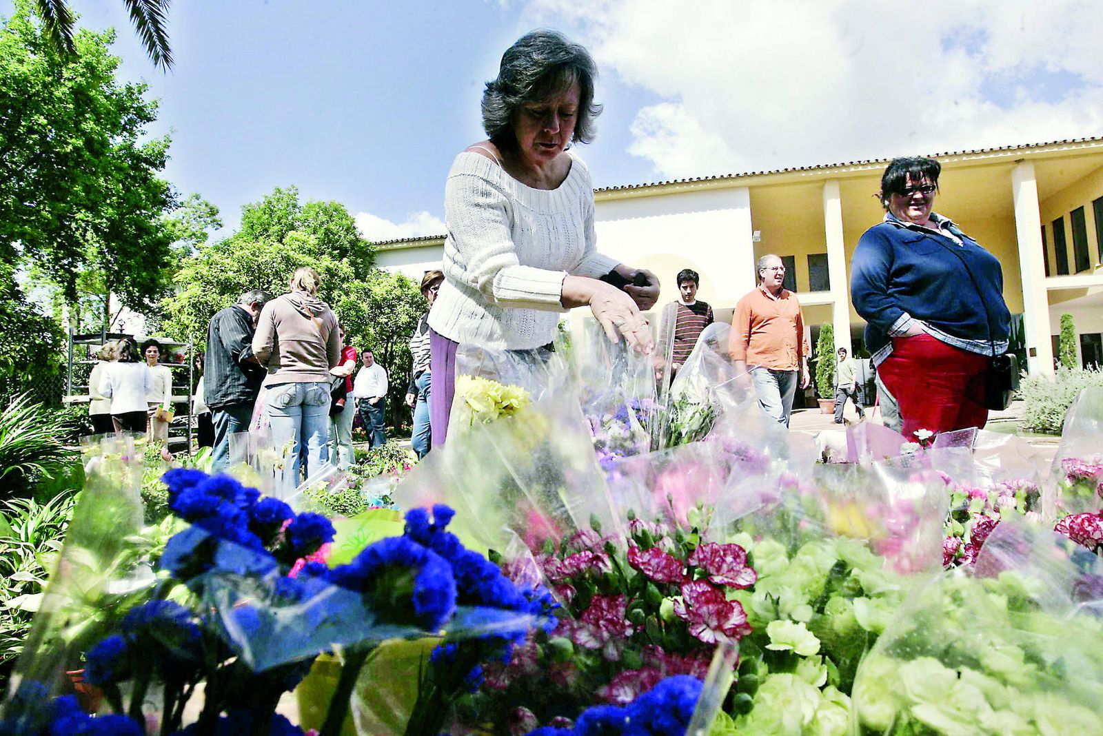 Imagen tomada en una pasada edición del Mercado de las flores y la artesanía.