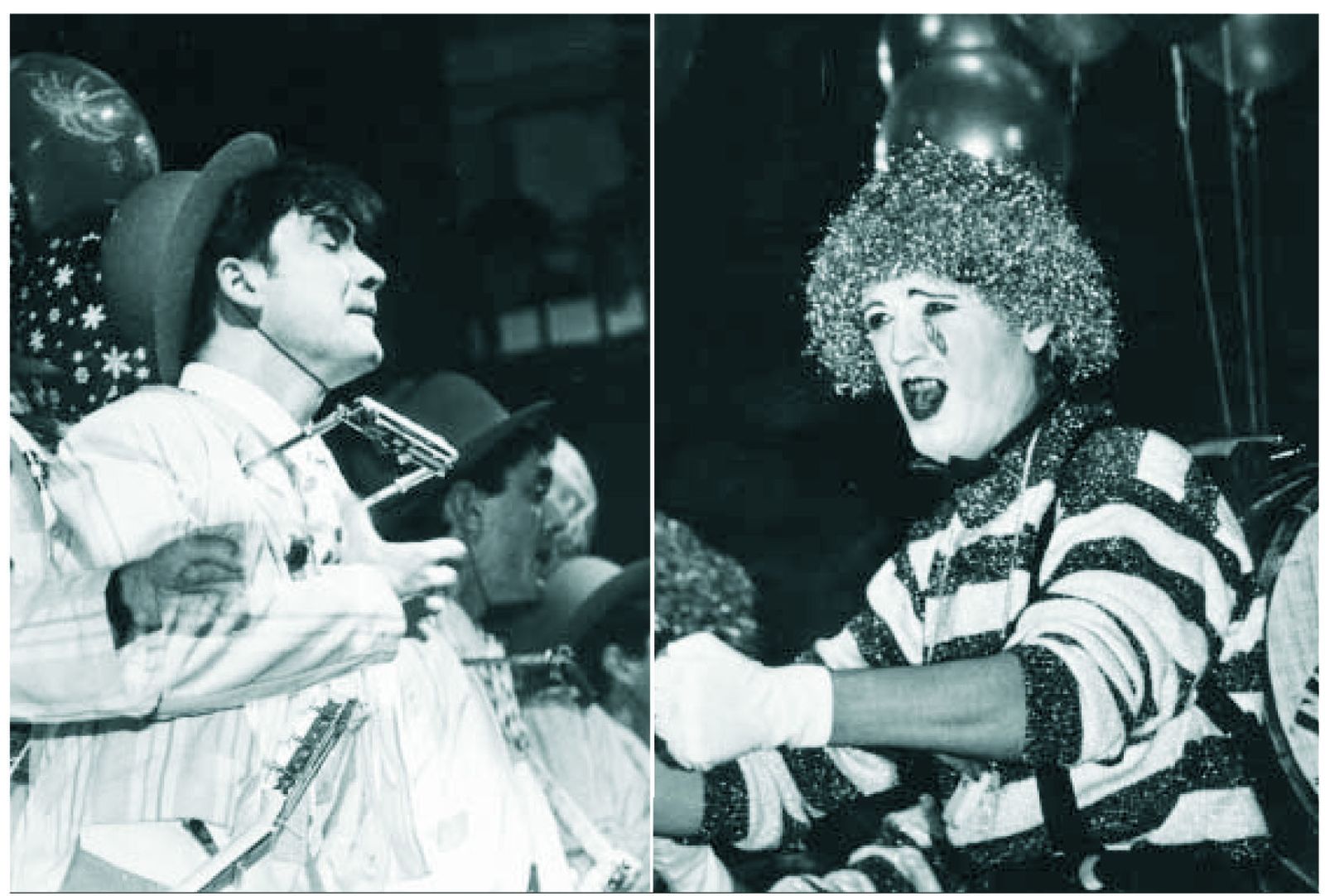 A la izquierda el tipo de ‘Doremifasoleando’, a la derecha el de ‘Los trotamúsicos’.