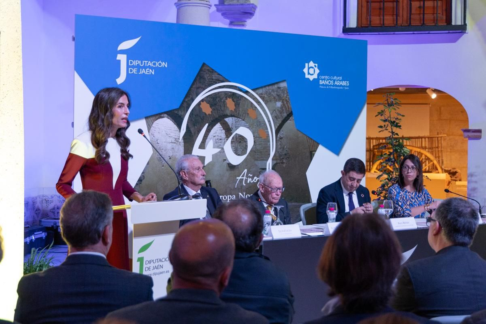 Homenaje a Luis Berges Roldán por el 40 aniversario de premio Europa Nostra a la restauración de los Baños Árabes de Jaén