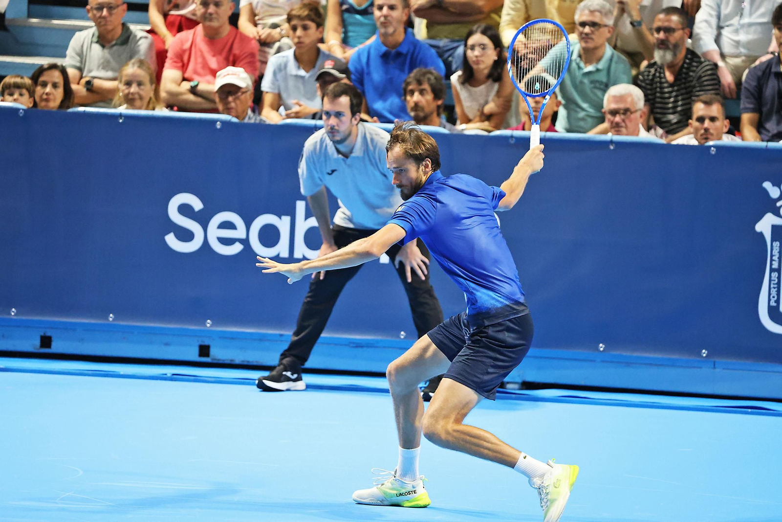 Imágenes de la final masculina de la Copa del Rey de tenis entre Daniil Medvedev y Alejandro Davidovich