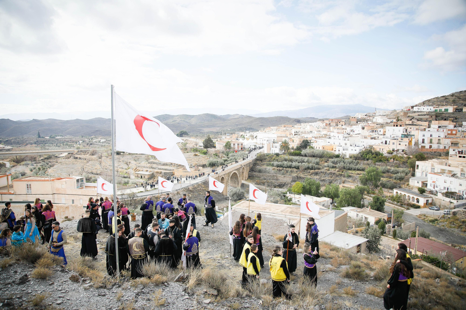 Última guerrilla en Gérgal entre moros y cristianos.