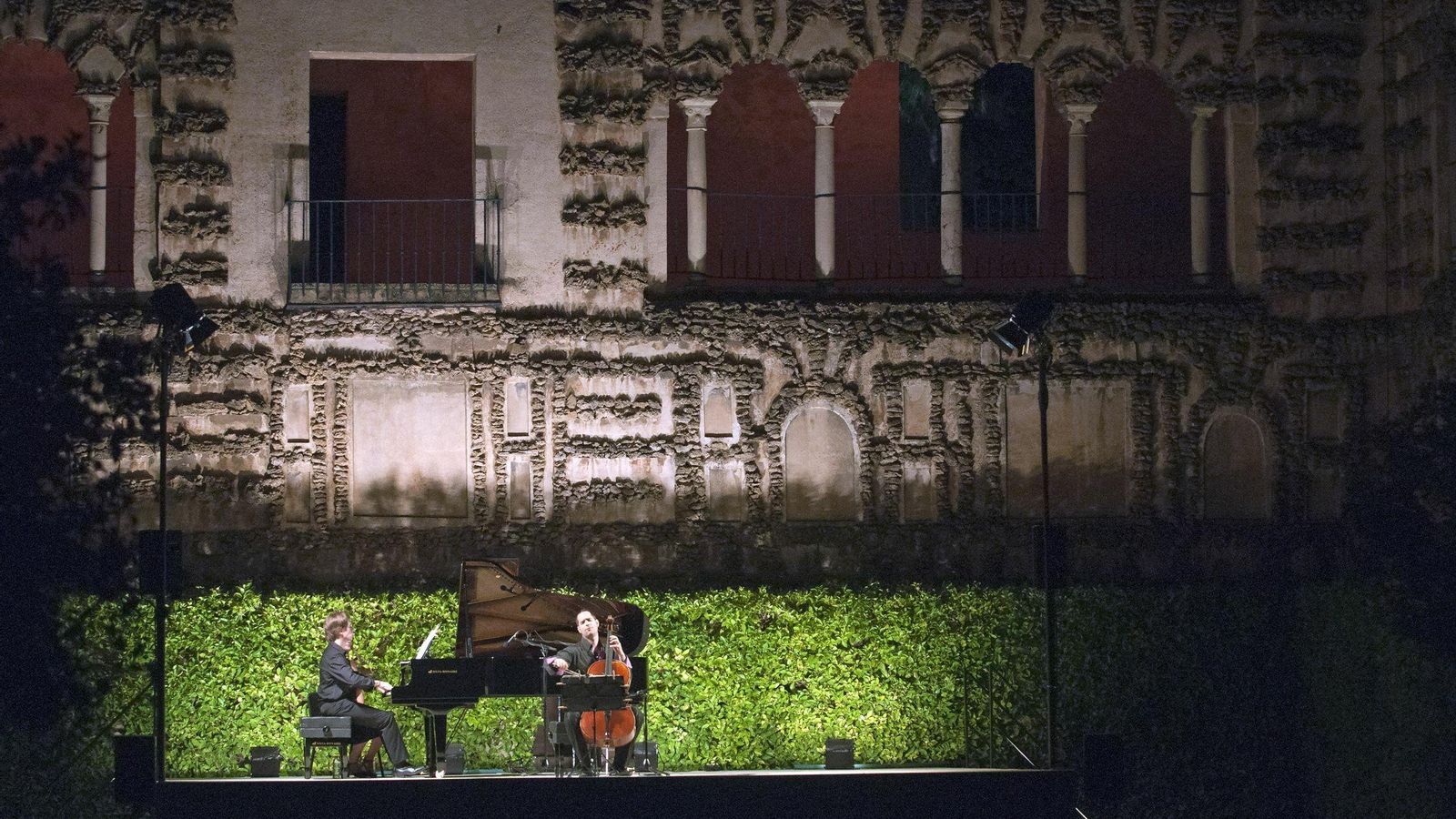 Concierto del ciclo de las Noches en los Jardines del Alcázar, en una edición pasada. Concierto del ciclo de las Noches en los Jardines del Alcázar, en una edición pasada.