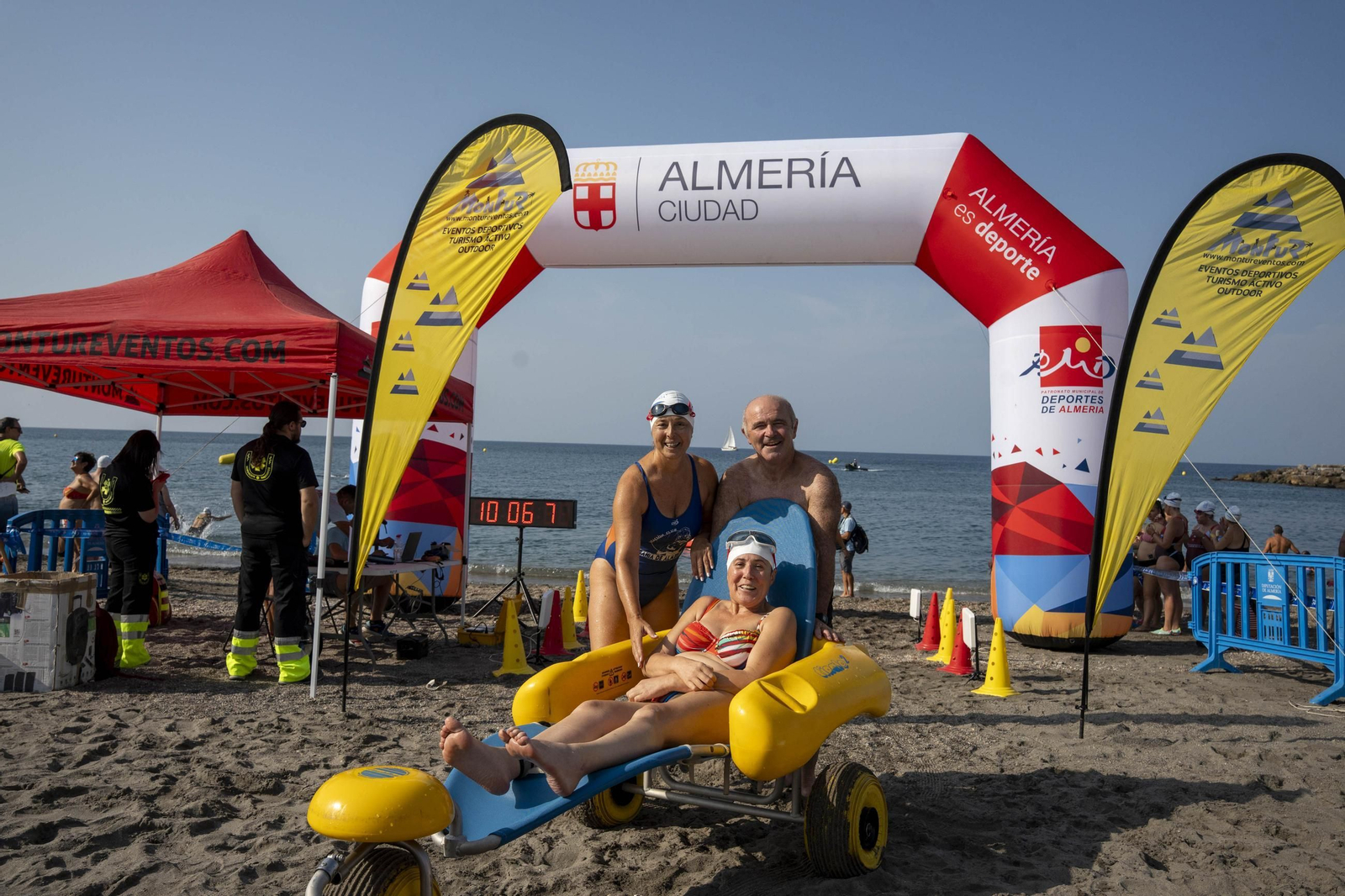 Travesía a nado Carlos Tejada de Almería