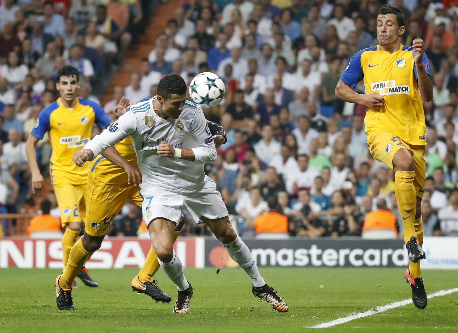 El Real Madrid-Apoel Nicosia