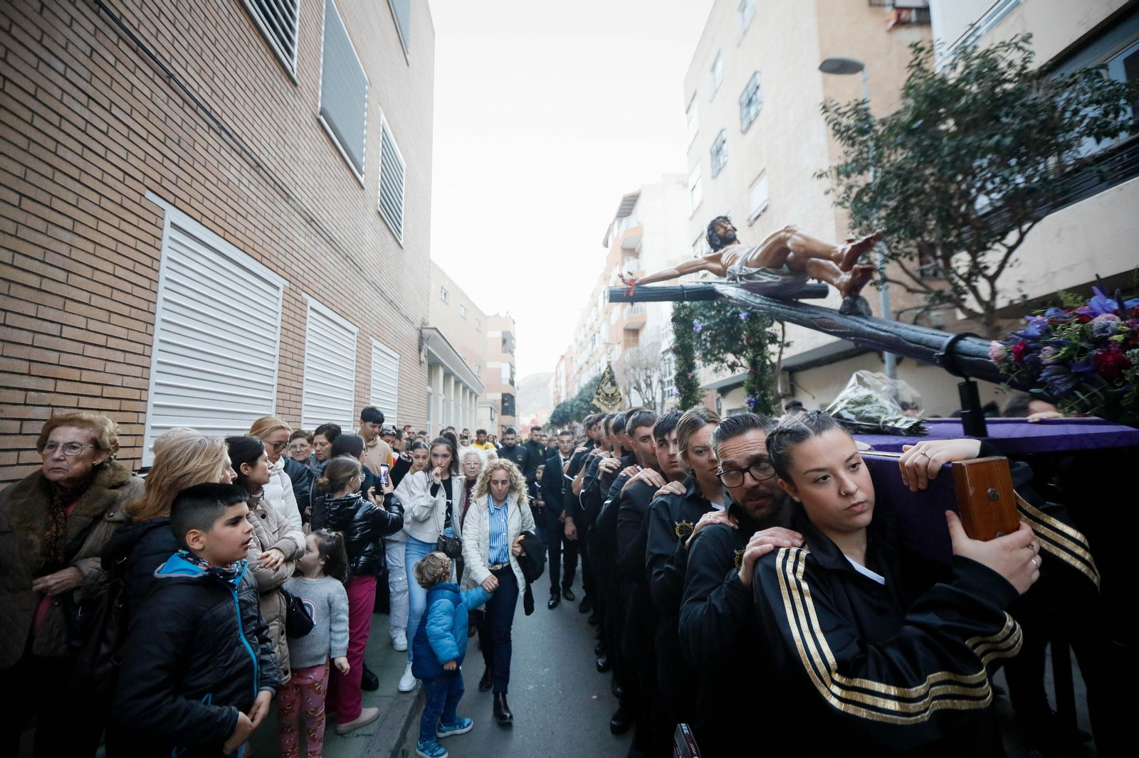 La procesión del Calvario, en imágenes