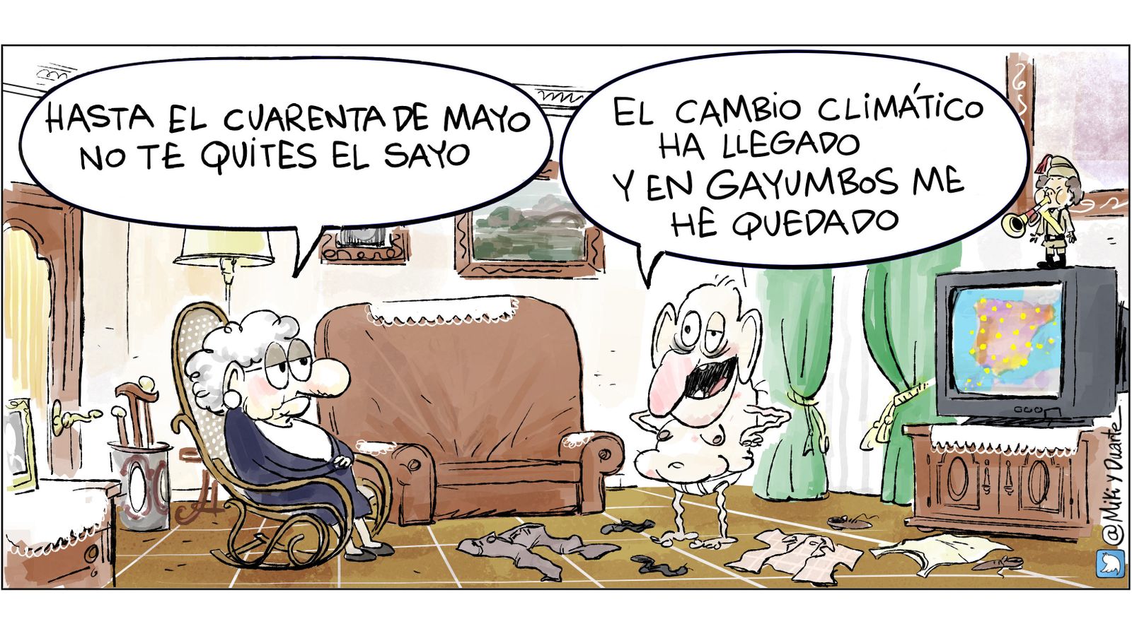 La ola de calor y el cambio climático