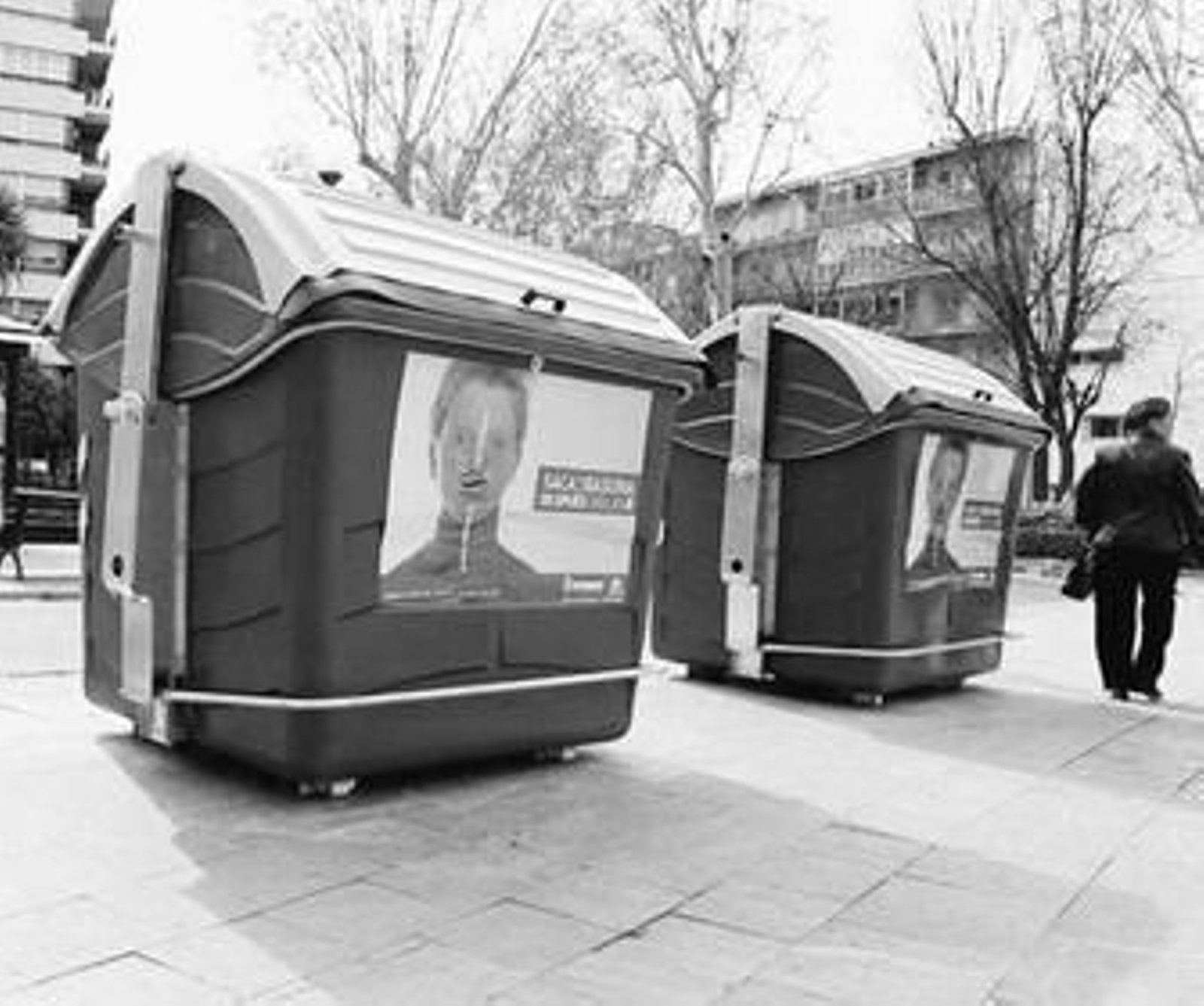 Los contenedores han sido soporte de diferentes campañas.