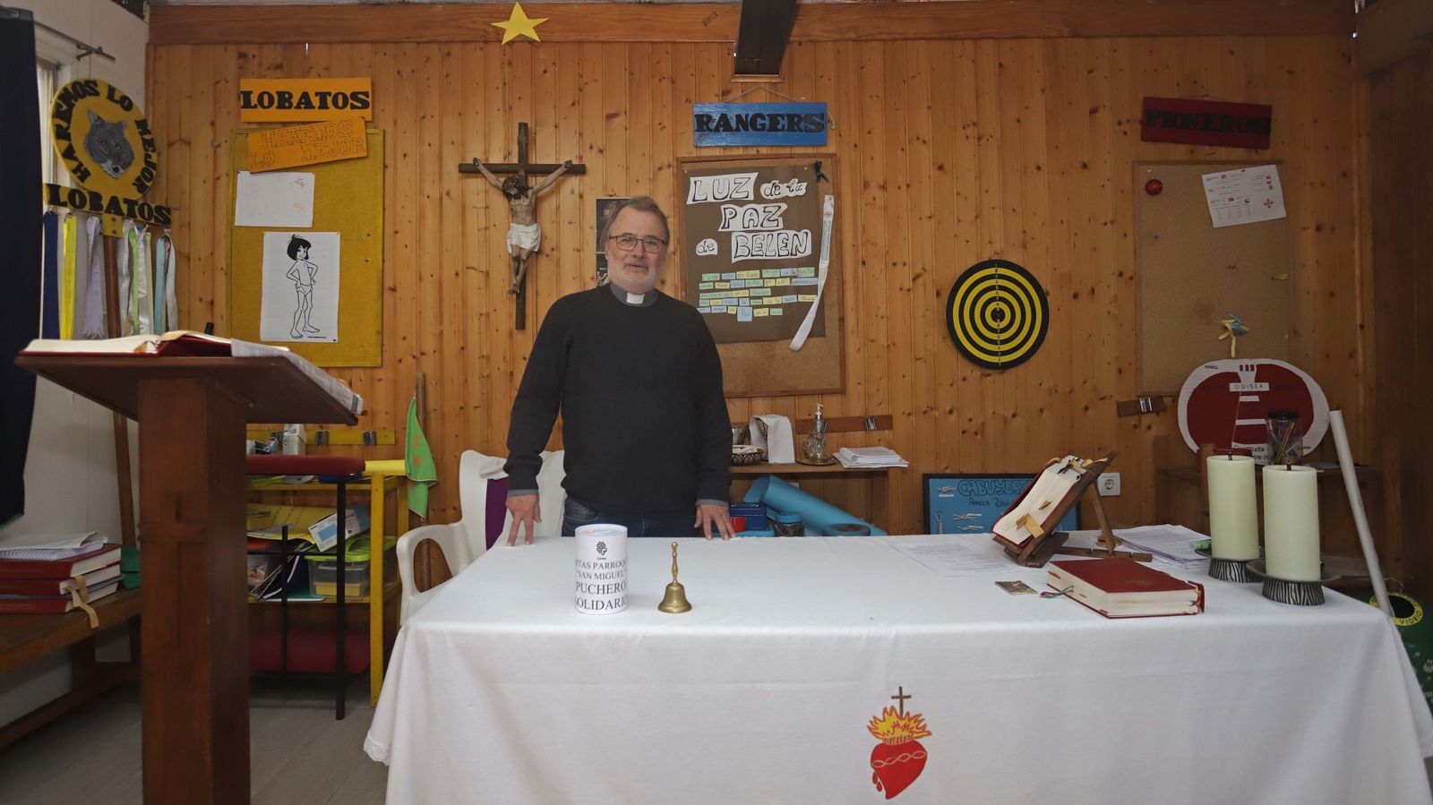 Fotos de los desperfectos en la parroquia de San Miguel en Algeciras