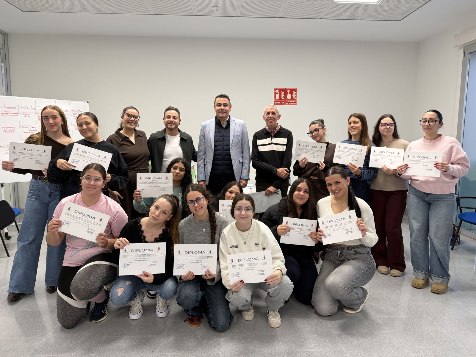 Entrega de diplomas.