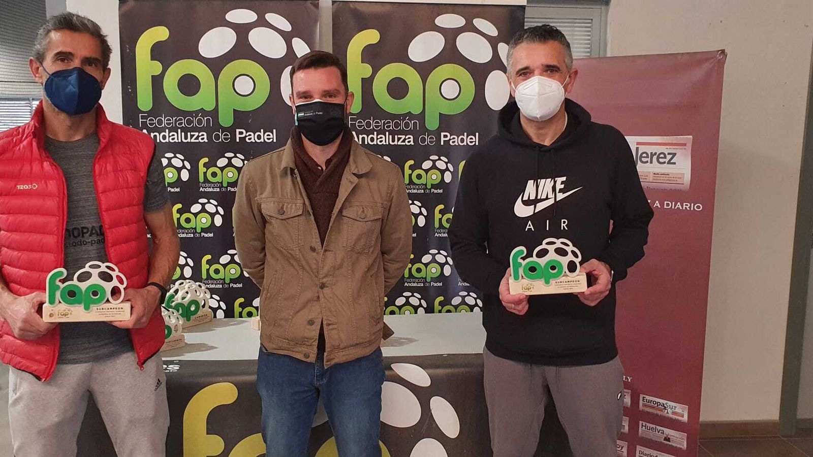 Ale Jiménez y Pedro Martín, jerezanos subcampeones en +50.