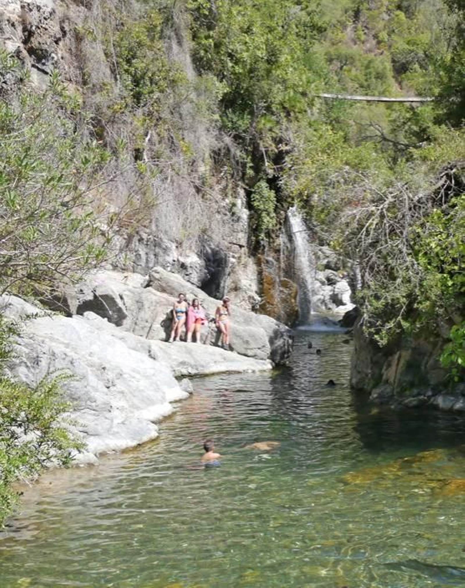 Una de las pozas para bañarse.