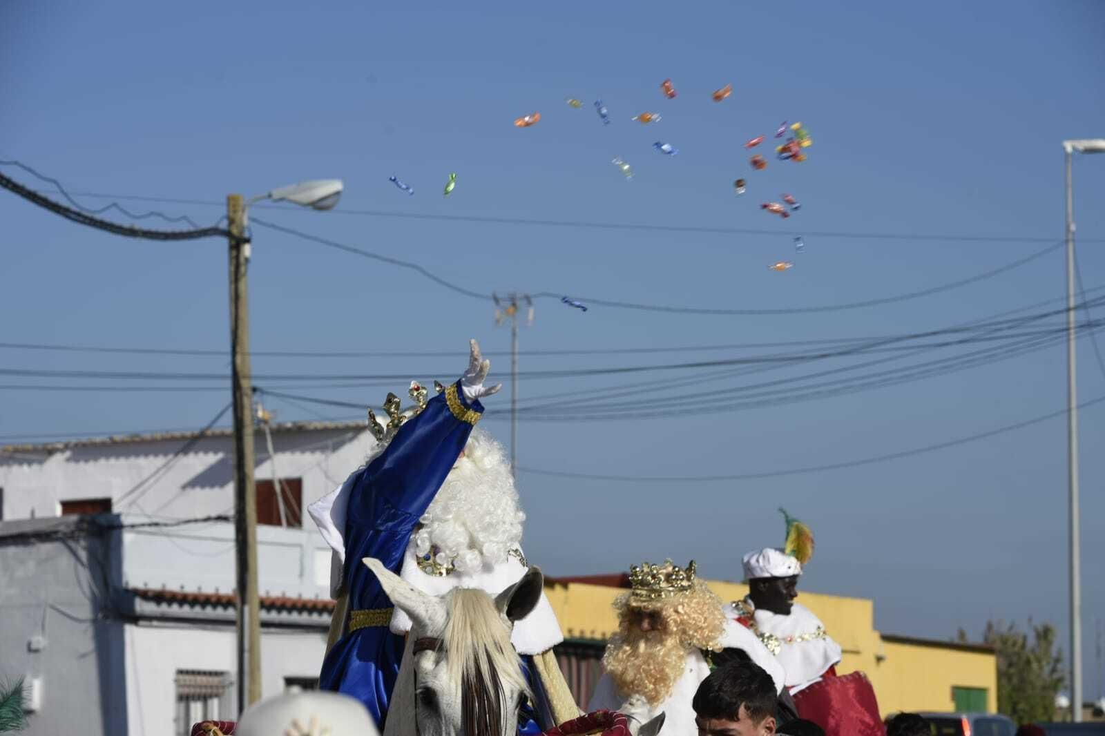 Los Reyes Magos en la barriada de La Navidad.