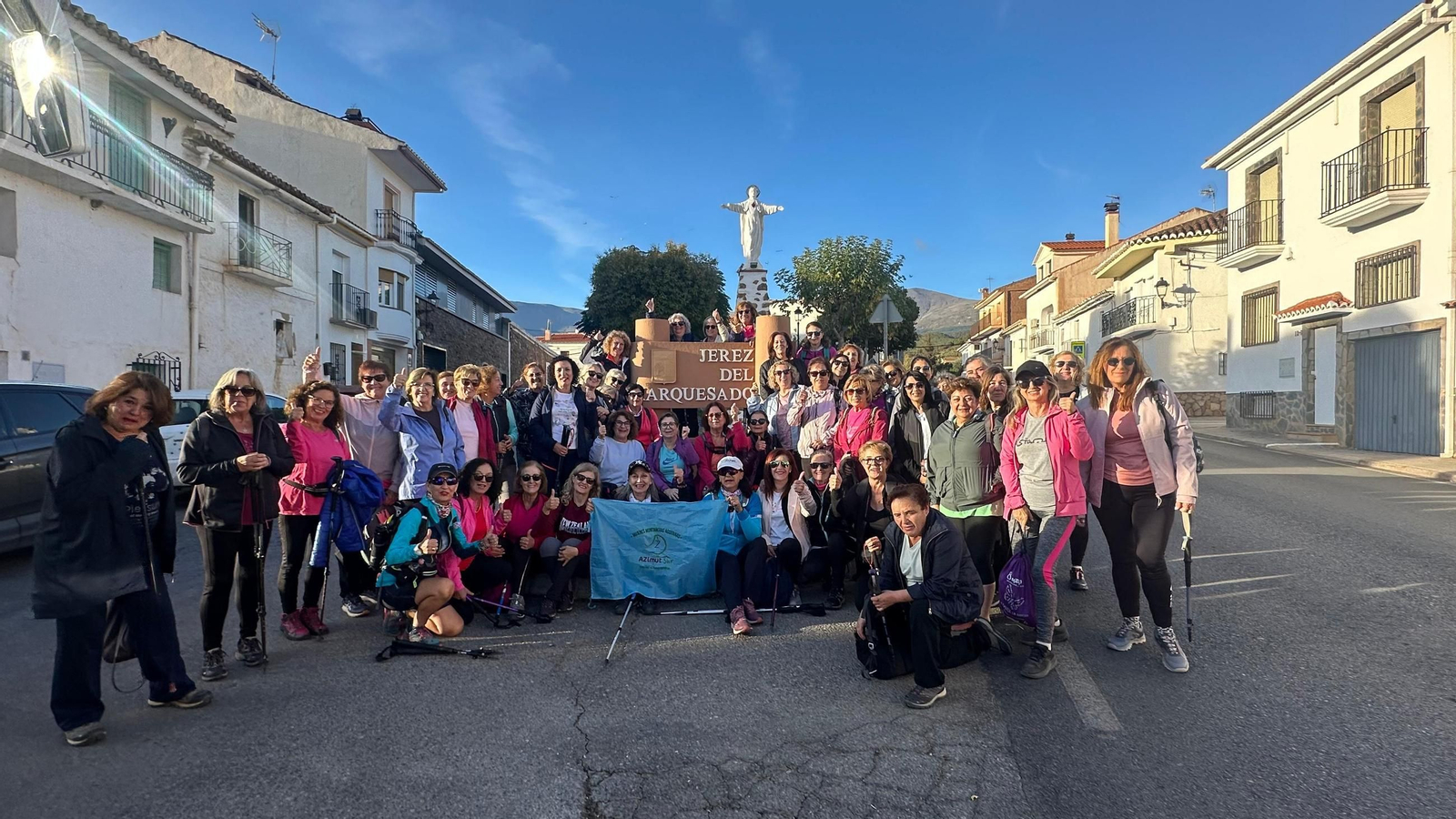 Así fue la caminata de estos vecinos de Guadix por el Castañar de Jérez del Marquesado