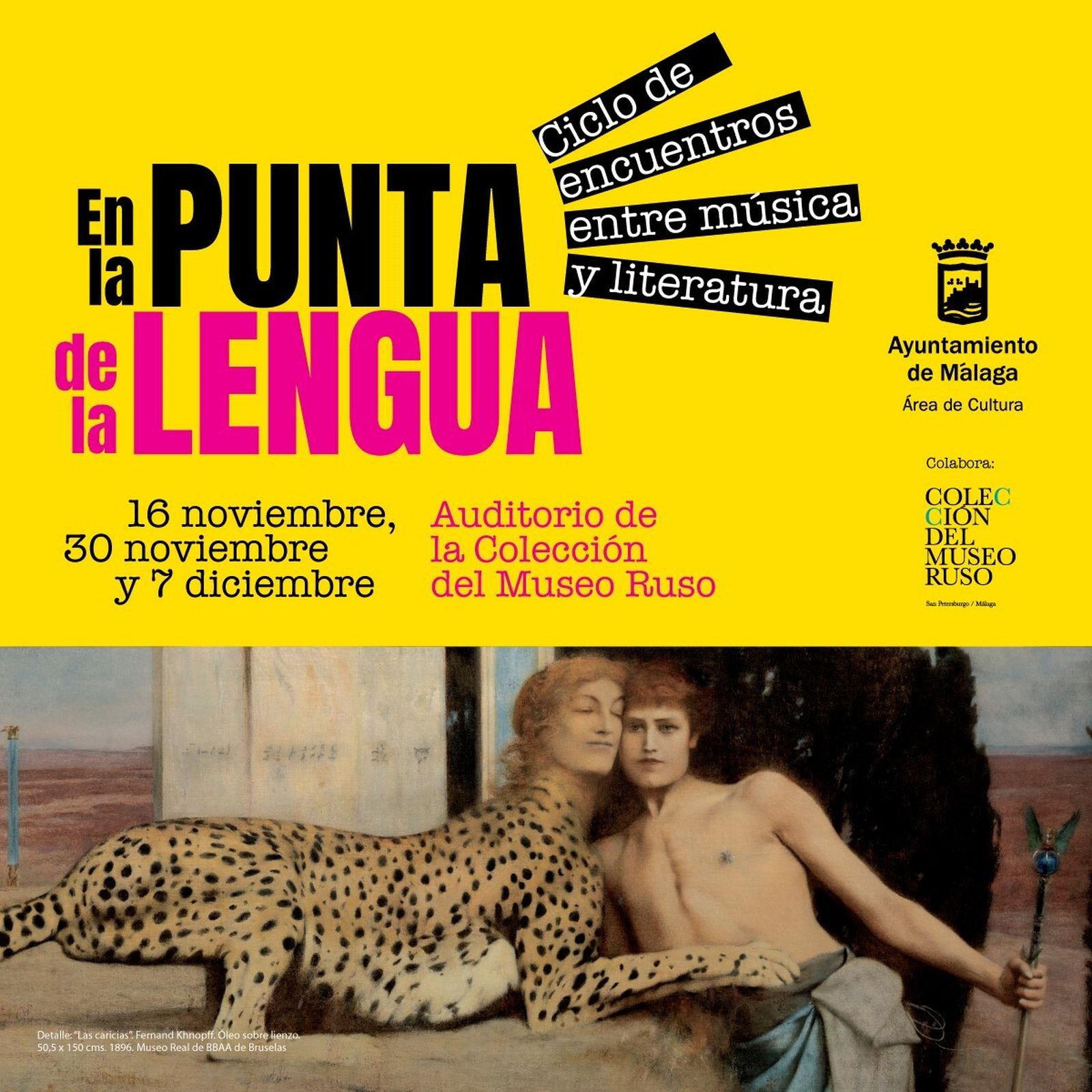 Cartel del ciclo 'En la punta de la lengua'.