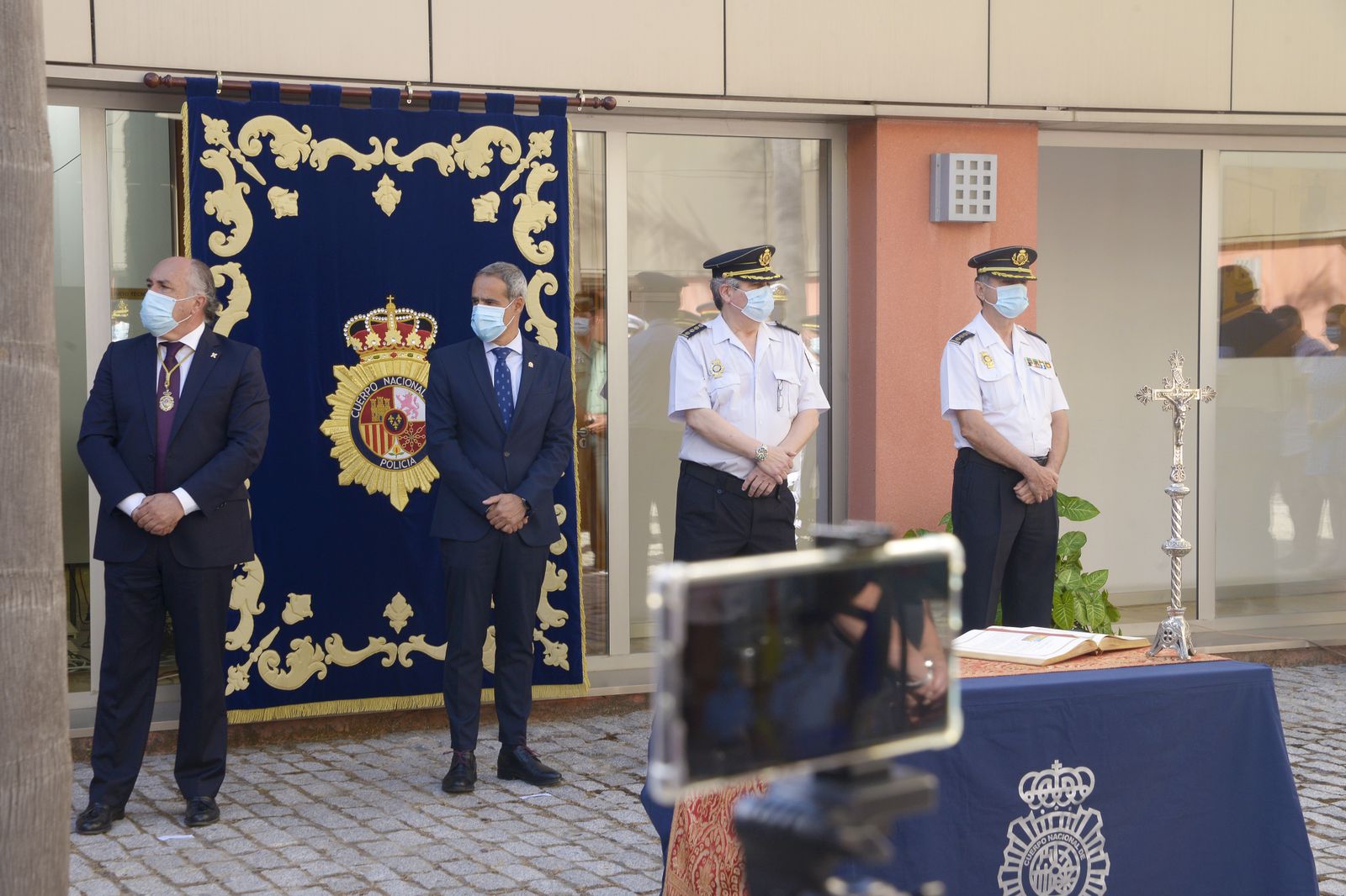 Fotos de la toma de posesion del cargo del nuevo comisario de la Policía Nacional