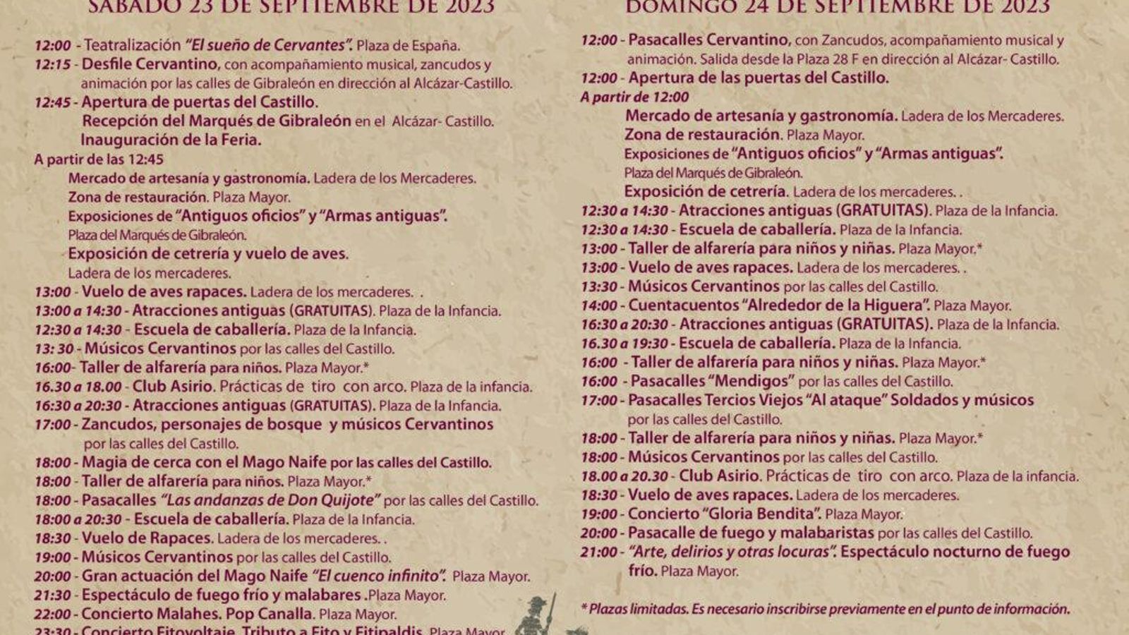 Programación II Feria Cervantina 2023