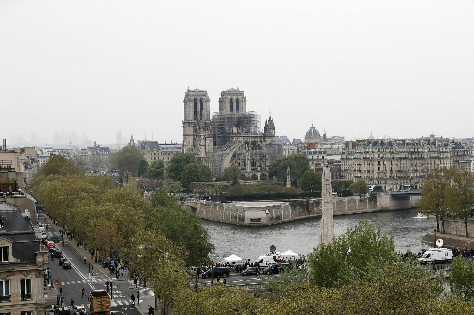 Las imágenes de Notre Dame tras la tragedia