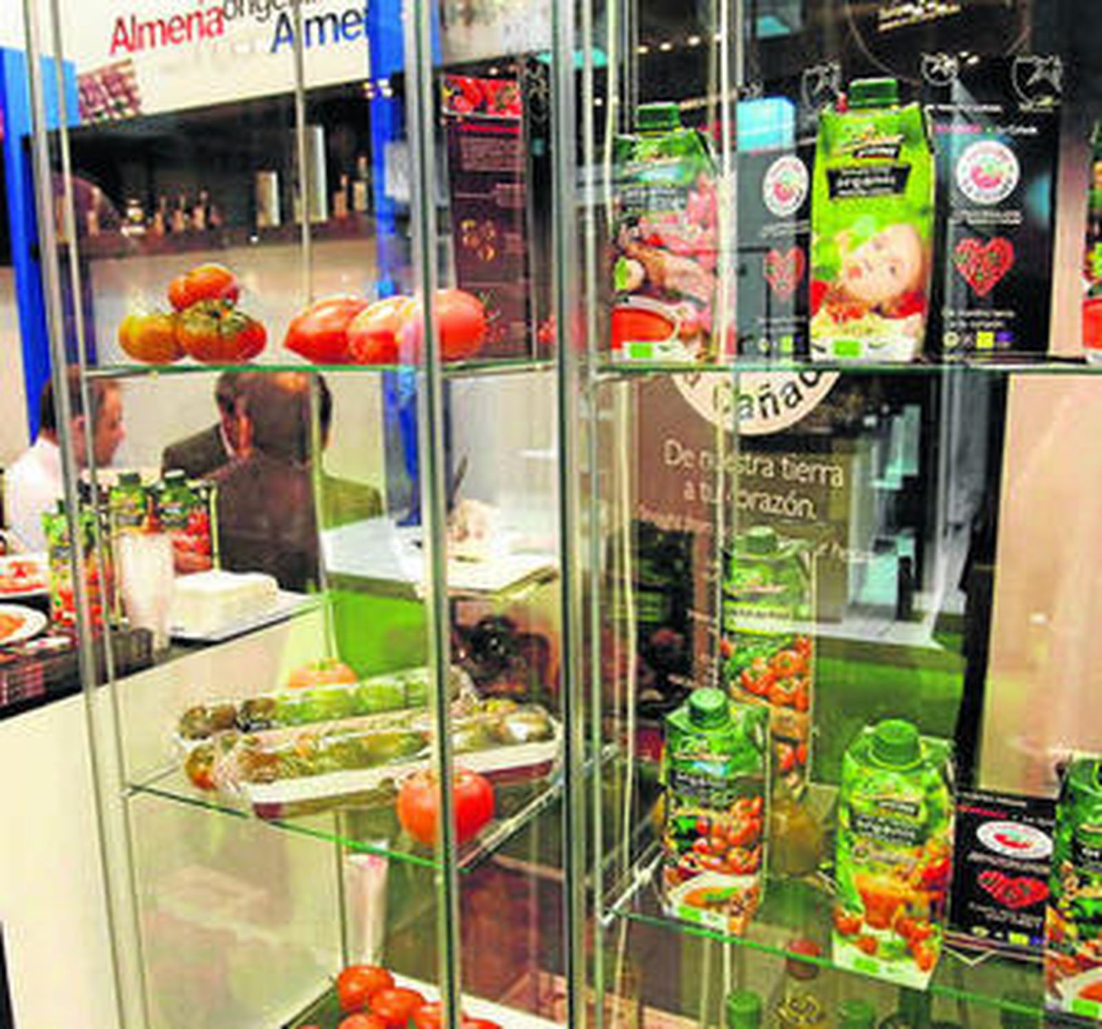 Biosabor en el expositor de Diputación de Almería.