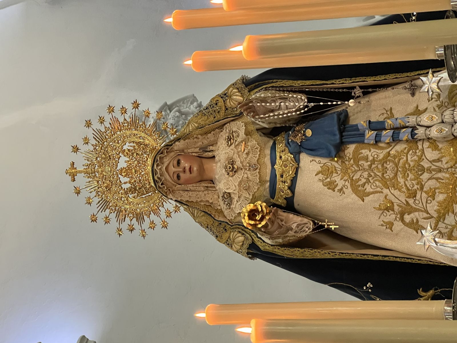 Domingo de Resurrección en Priego de Córdoba: la lluvia deja en su templo a la hermandad de la Cabeza y el Resucitado