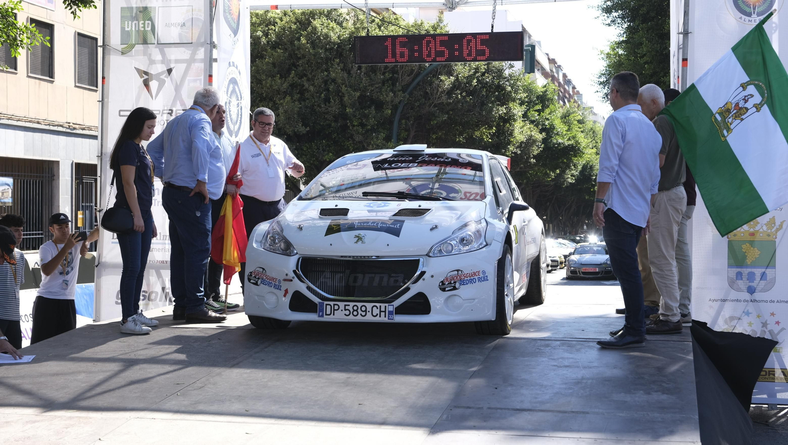 Imágenes de la salida del Rallye Costa de Almería