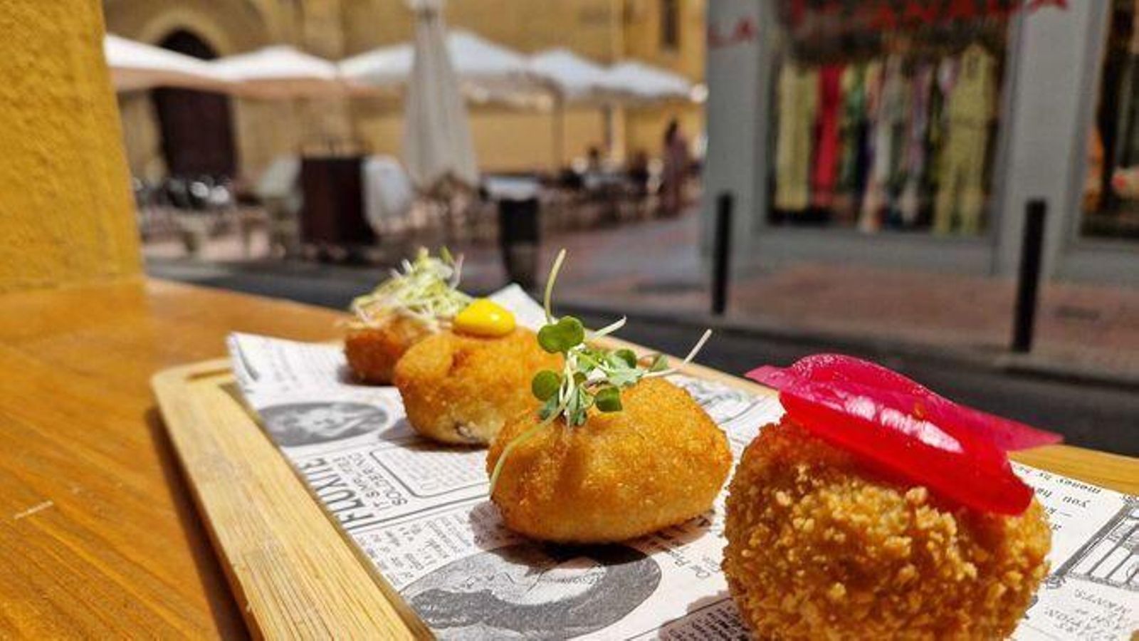 Las croquetas son una de las especialidades del chef Antonio Jiménez, de Taberna La Montillana