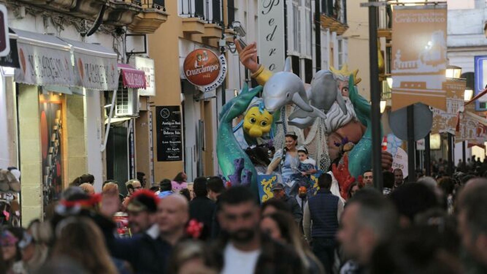 Una imagen de la Cabalgata de la Diosa del Mar en su edición anterior.