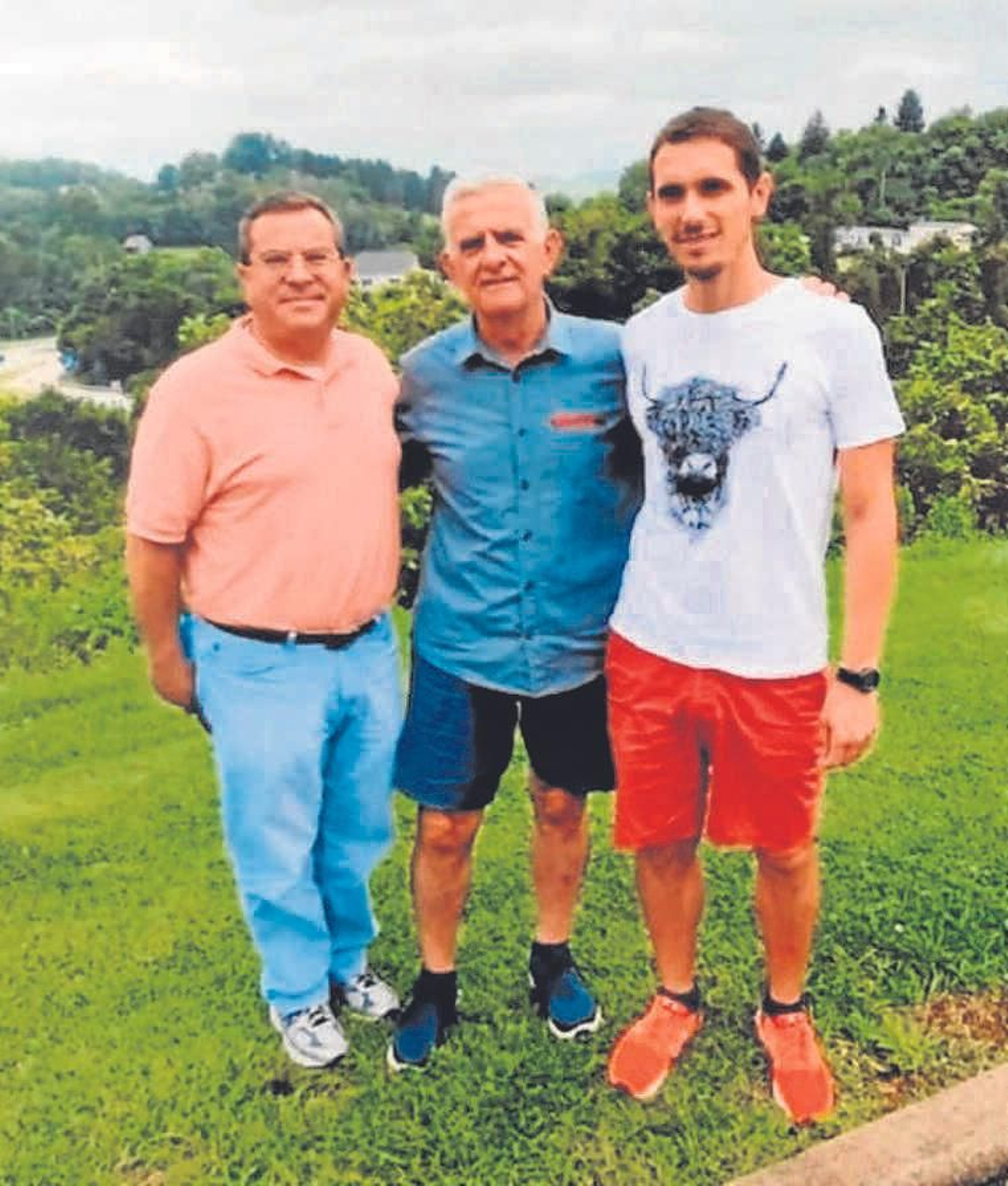 Junto a Robin Gómez, el City Manager de la ciudad.