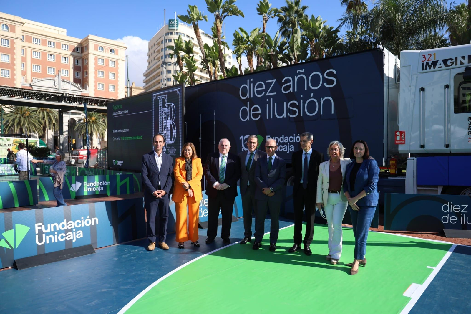 Las fotos de la inauguración del Espacio Fundación Unicaja con el que la institución celebra su décimo aniversario