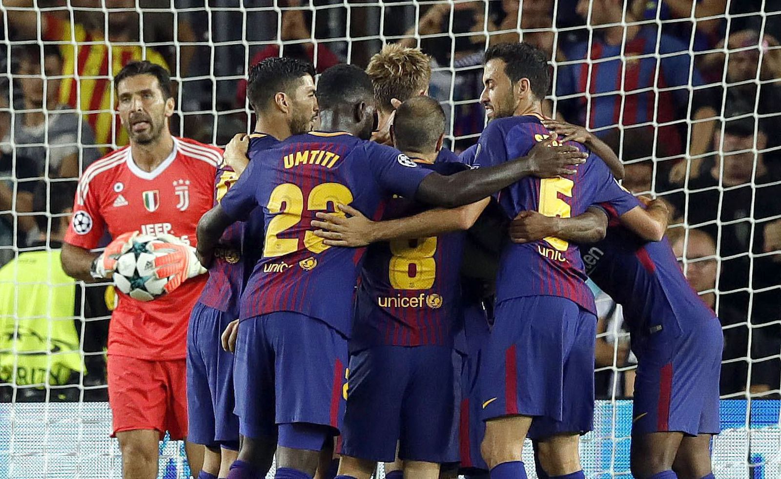 El Barcelona-Juventus, en imágenes