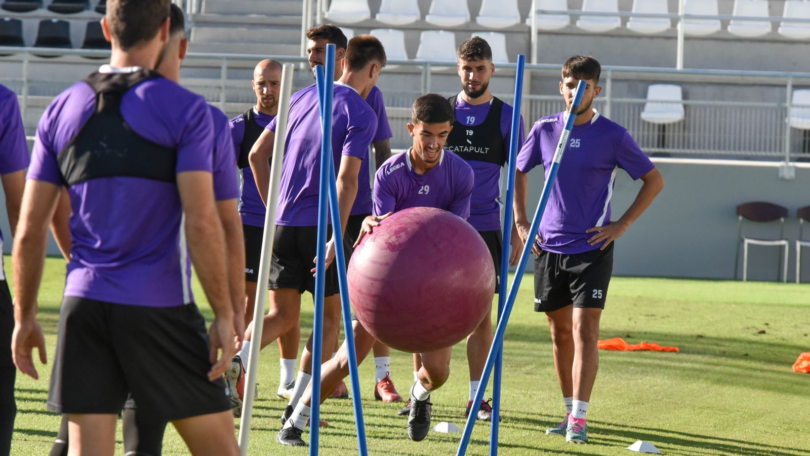 Las fotos del entrenamiento de la Balona previo al partido con el Águilas FC