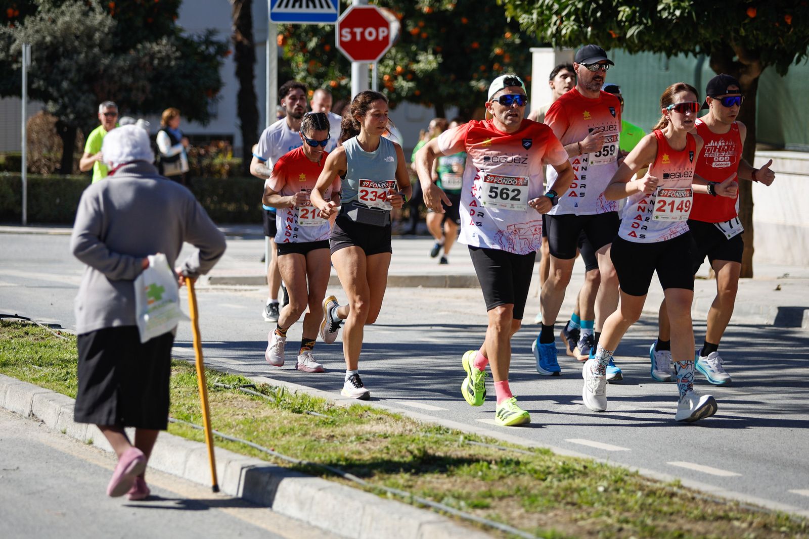 Encuéntrate en el inicio en Albolote del Gran Premio de Fondo de la Diputación