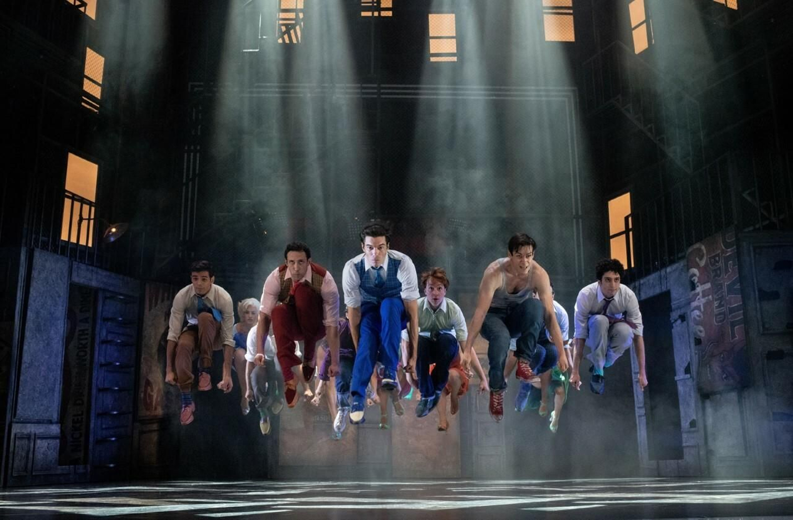 Una de las escenas del musical 'West Side Story'.