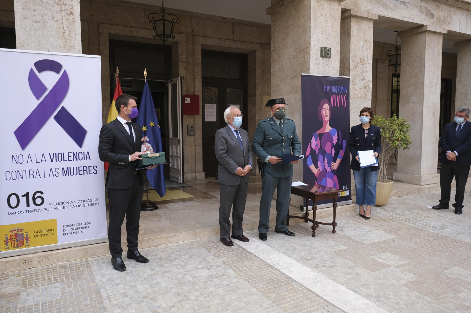 La Subdelegación del Gobierno en Almería reconoce la labor del Ayuntamiento de Purchena y entrega el premio Menina a un guardia civil