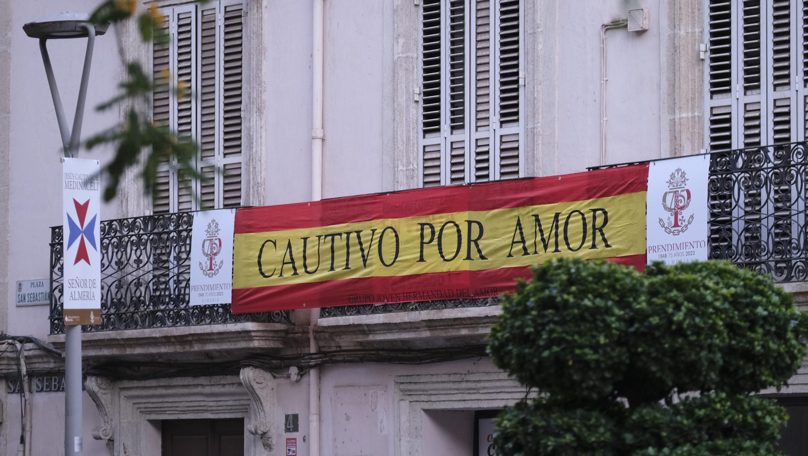 Imágenes de la salida extraordinaria de Jesús Cautivo de Medinaceli, por su 75 aniversario, Almería