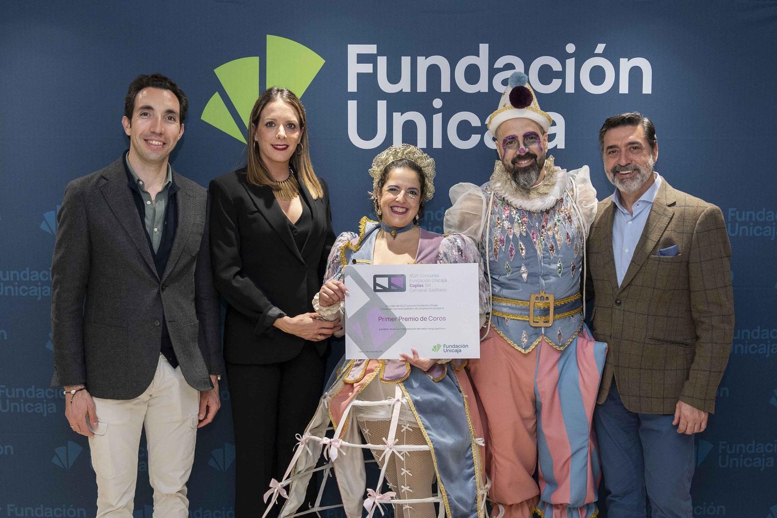 Fundación Unicaja entrega los XLVI Premios Coplas del Carnaval gaditano