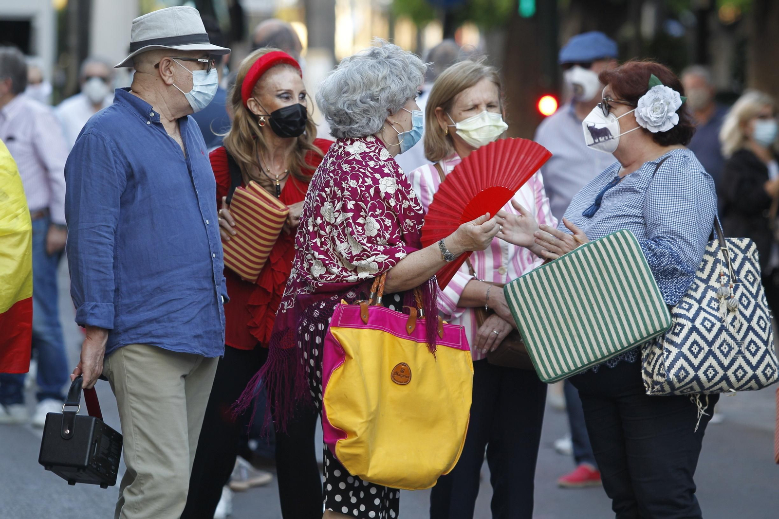 Fotogalería manifestación a favor del mundo del toro. Almería