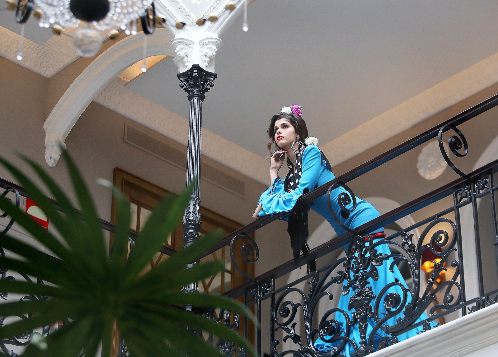 Hotel Mª Luisa. Presentación colección flamenca Amparo Macías.