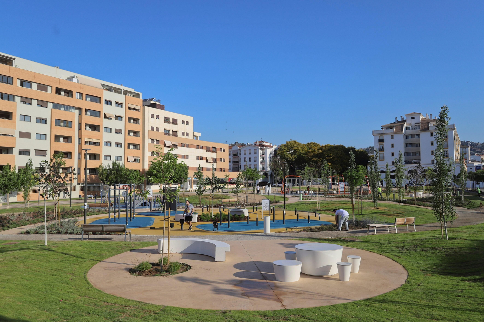El nuevo parque cardiosaludable de Teatinos que rinde homenaje a Vicente Granados